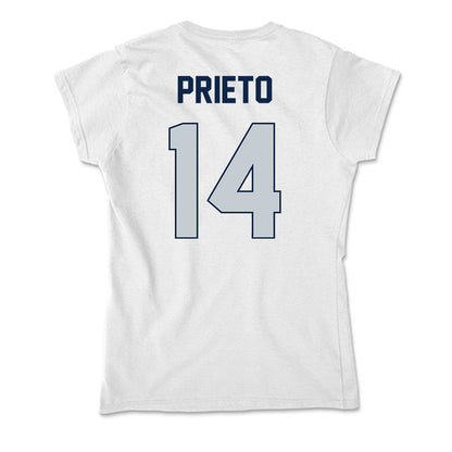 Samford - NCAA Baseball : Angelo Prieto - Soft Style Women’s T-Shirt-1