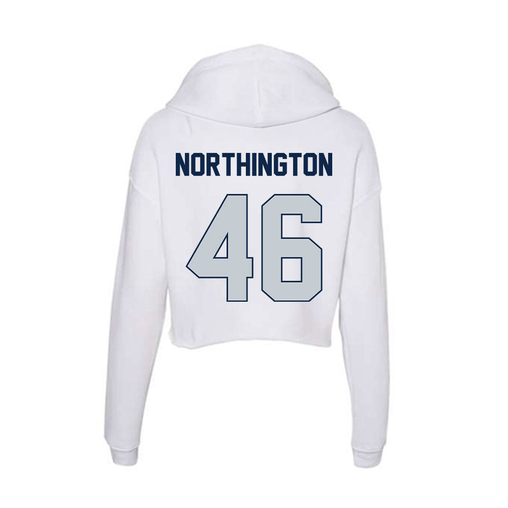 Samford - NCAA Football : Trustin Northington - Women's Crop Fleece Hoodie-1