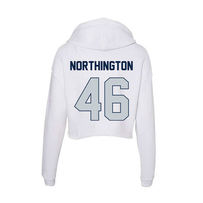 Samford - NCAA Football : Trustin Northington - Women's Crop Fleece Hoodie-1