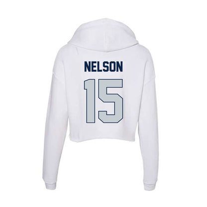 Samford - NCAA Softball : Lindsey Nelson - Women's Crop Fleece Hoodie-1