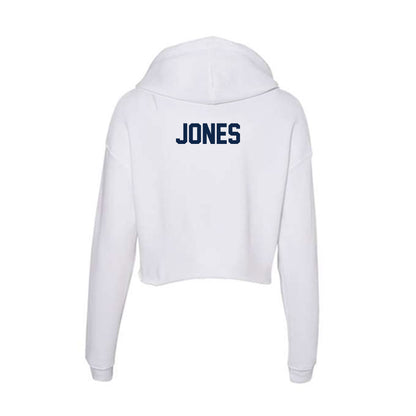 Samford - NCAA Men's Track & Field : Ian Jones - Women's Crop Fleece Hoodie-1