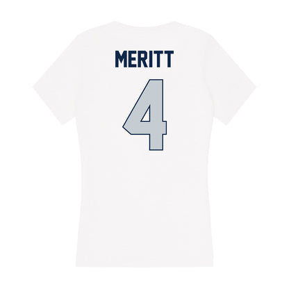 Samford - NCAA Women's Volleyball : Kaleigh Meritt - Women's V-Neck T-Shirt-1