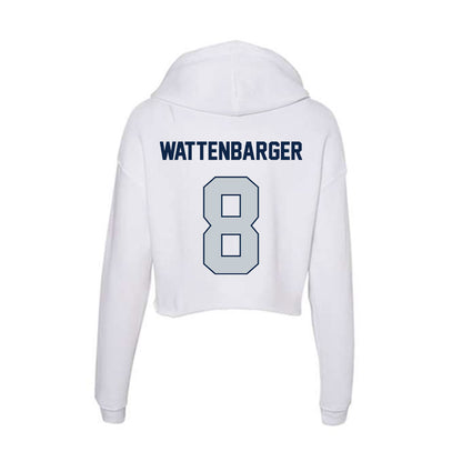 Samford - NCAA Football : Luke Wattenbarger - Women's Crop Fleece Hoodie-1