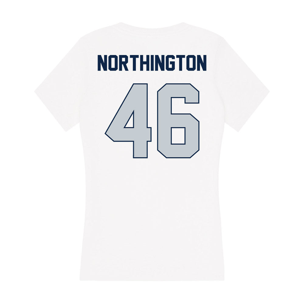 Samford - NCAA Football : Trustin Northington - Women's V-Neck T-Shirt-1