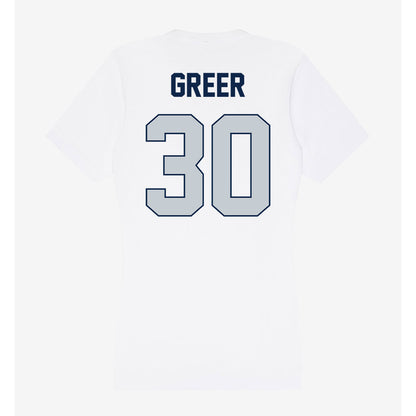 Samford - NCAA Football : Cooper Greer - Women's V-Neck T-Shirt-1