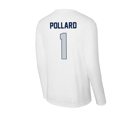 Samford - NCAA Football : Dontae Pollard - Performance Long Sleeve T-Shirt-1