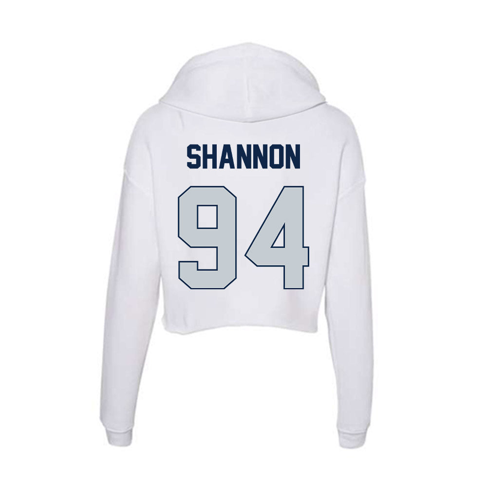 Samford - NCAA Football : Joseph Shannon - Women's Crop Fleece Hoodie-1