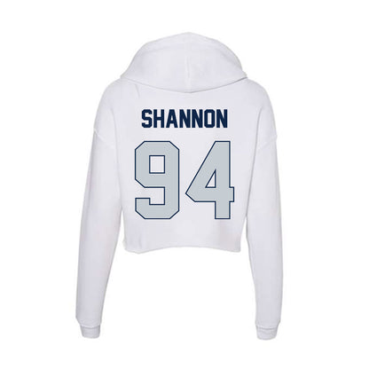 Samford - NCAA Football : Joseph Shannon - Women's Crop Fleece Hoodie-1
