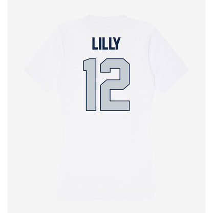 Samford - NCAA Women's Soccer : Langston Lilly - Women's V-Neck T-Shirt-1