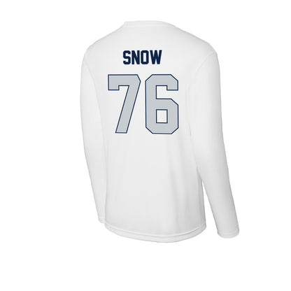 Samford - NCAA Football : Michael Snow - Activewear Long Sleeve T-Shirt-1