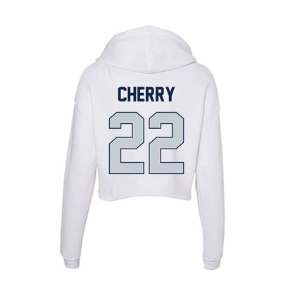 Samford - NCAA Football : Kenyon Cherry - Women's Crop Fleece Hoodie-1