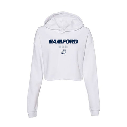 Samford - NCAA Women's Soccer : Brooklyn Miller - Women's Crop Fleece Hoodie-0