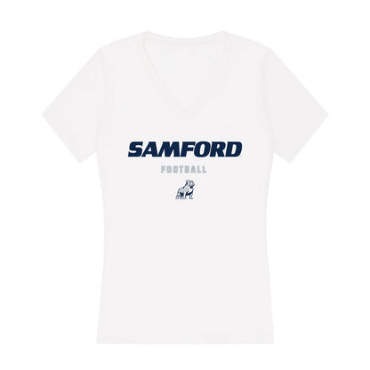 Samford - NCAA Football : William Hold - Women's V-Neck T-Shirt-0