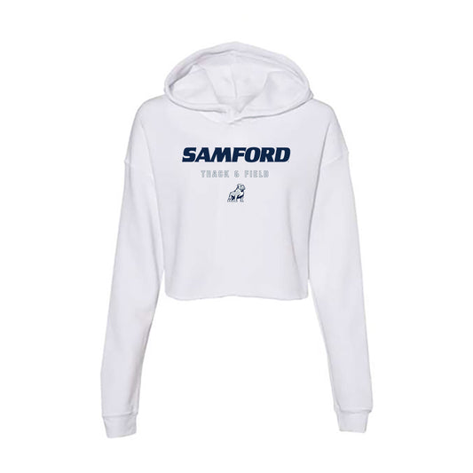 Samford - NCAA Women's Track & Field : Rashni Walker - Women's Crop Fleece Hoodie-0