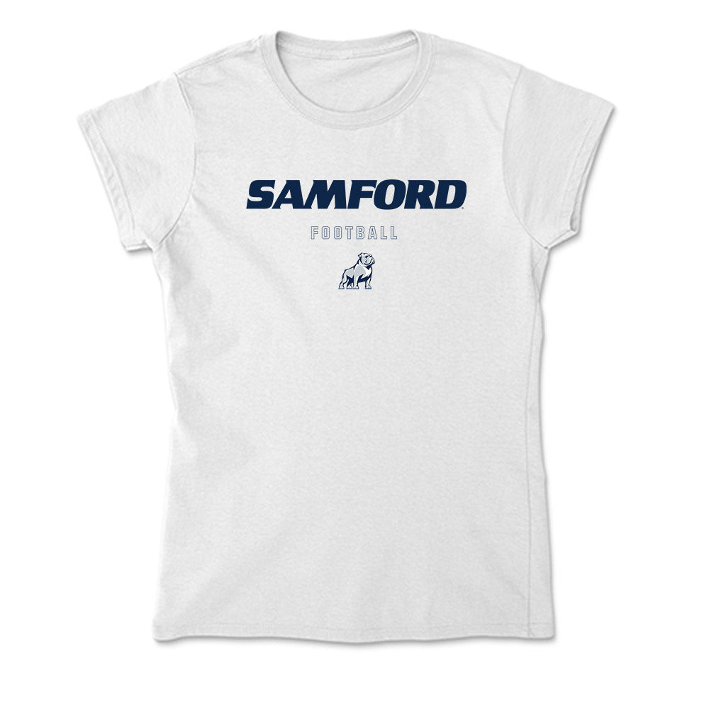 Samford - NCAA Football : Cj Evans - Soft Style Women’s T-Shirt-0