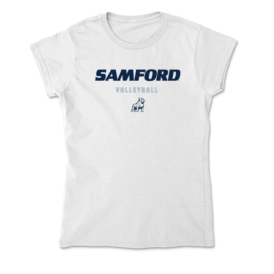 Samford - NCAA Women's Volleyball : Sophia Plasman - Soft Style Women’s T-Shirt-0