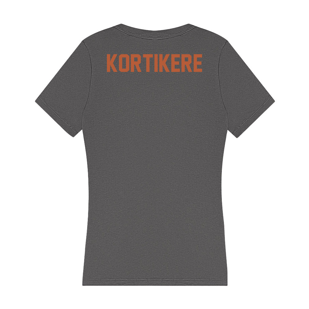 Texas - NCAA Women's Tennis : Simran Kortikere - Women's V-Neck T-Shirt-1