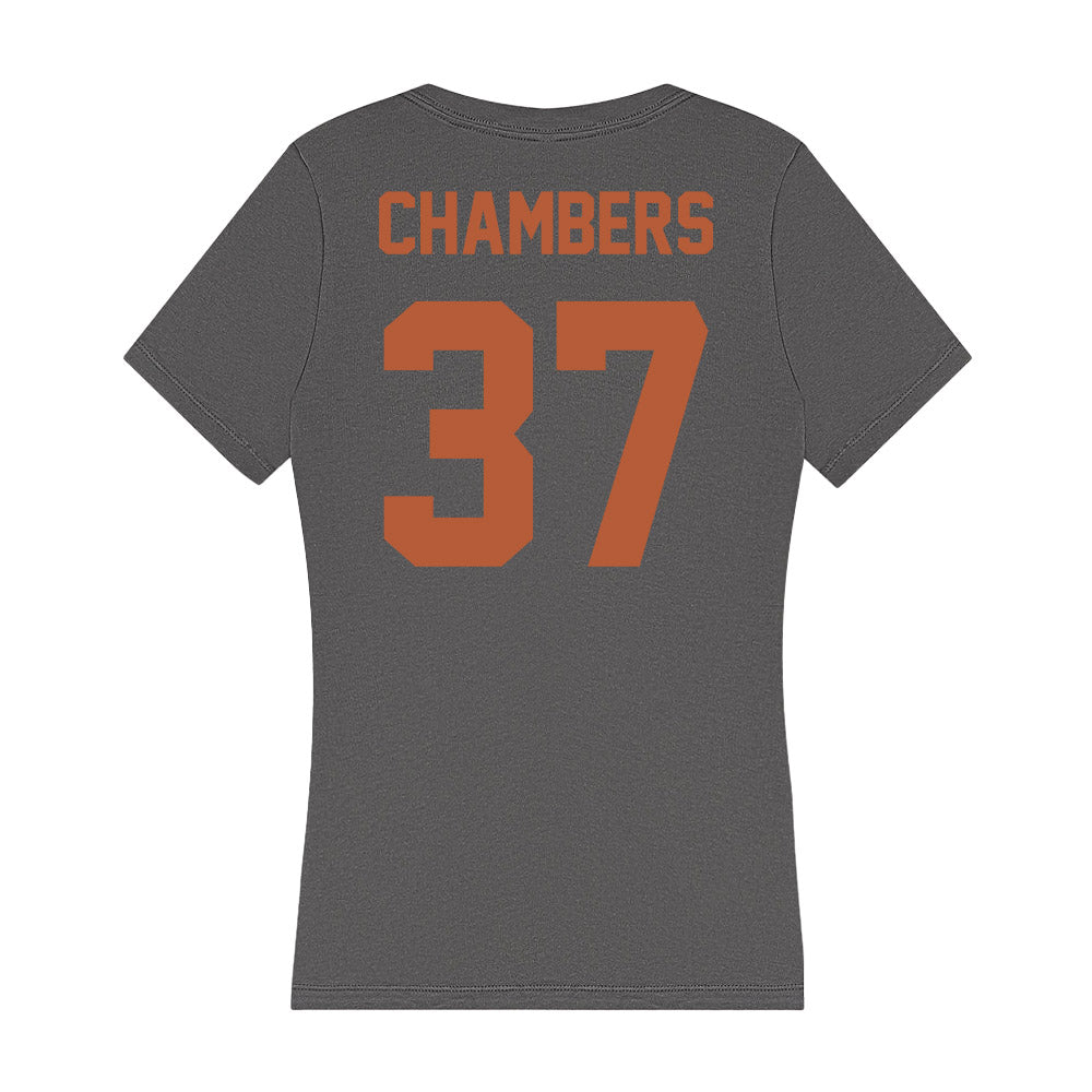 Texas - NCAA Football : Bryce Chambers - Women's V-Neck T-Shirt-1