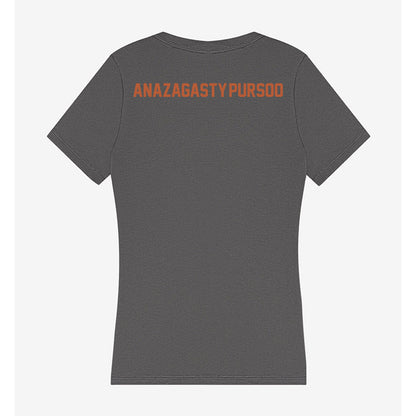Texas - NCAA Women's Tennis : Ariana Anazagasty-Pursoo - Women's V-Neck T-Shirt-1