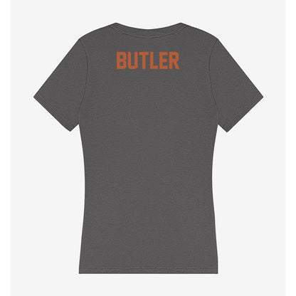 Texas - NCAA Men's Track & Field : Xavier Butler - Women's V-Neck T-Shirt-1