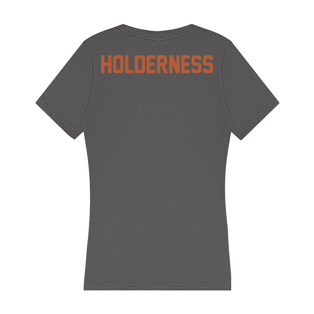 Texas - NCAA Women's Rowing : Sue Holderness - Women's V-Neck T-Shirt-1