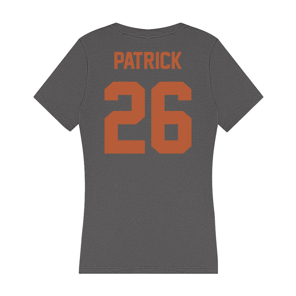 Texas - NCAA Women's Soccer : Cambry Patrick - Women's V-Neck T-Shirt-1