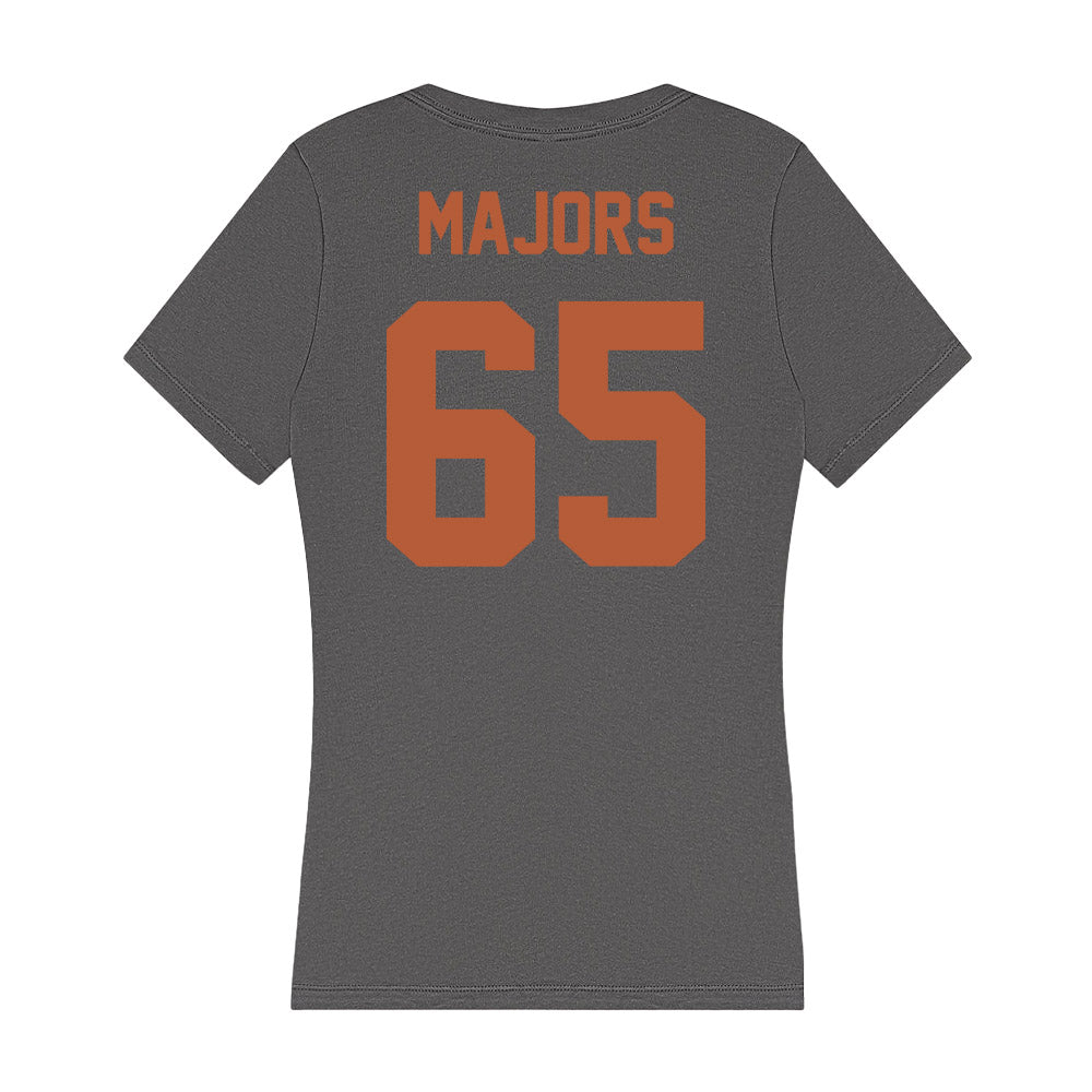 Texas - NCAA Football : Jake Majors - Women's V-Neck T-Shirt-1