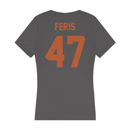 Texas - NCAA Football : Charles Feris - Women's V-Neck T-Shirt-1