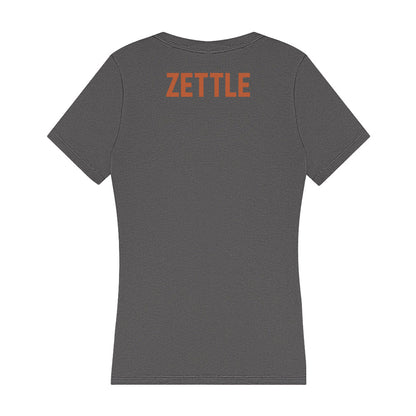 Texas - NCAA Men's Swimming & Diving : Alex Zettle - Women's V-Neck T-Shirt-1