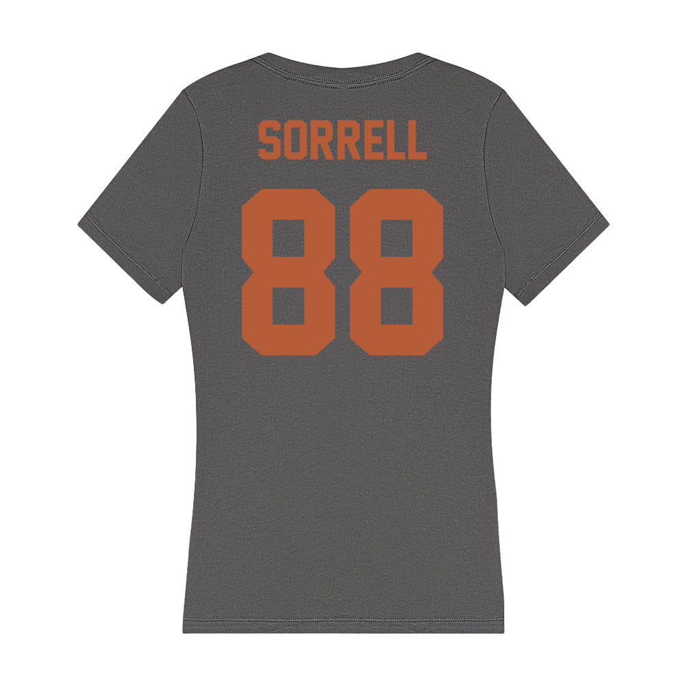 Texas - NCAA Football : Barryn Sorrell - Women's V-Neck T-Shirt-1