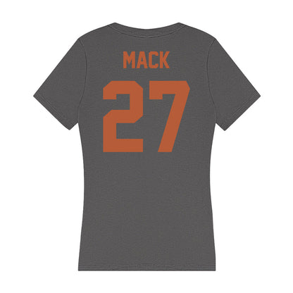 Texas - NCAA Football : Wardell Mack - Women's V-Neck T-Shirt-1