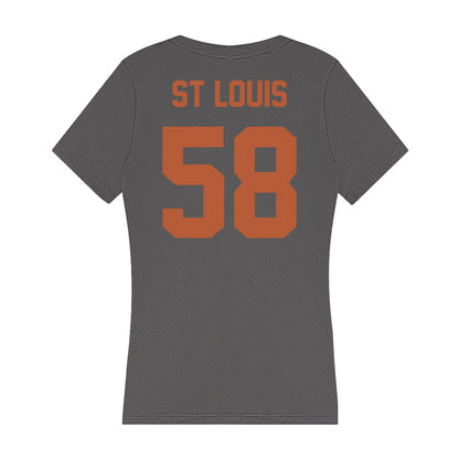 Texas - NCAA Football : Lance St Louis - Women's V-Neck T-Shirt-1