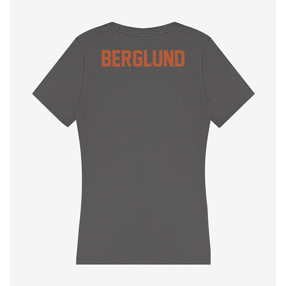 Texas - NCAA Women's Swimming & Diving : Berit Berglund - Women's V-Neck T-Shirt-1