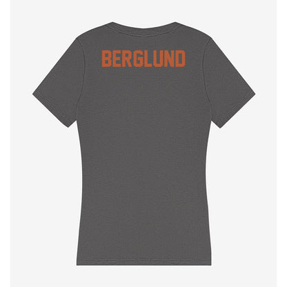 Texas - NCAA Women's Swimming & Diving : Berit Berglund - Women's V-Neck T-Shirt-1
