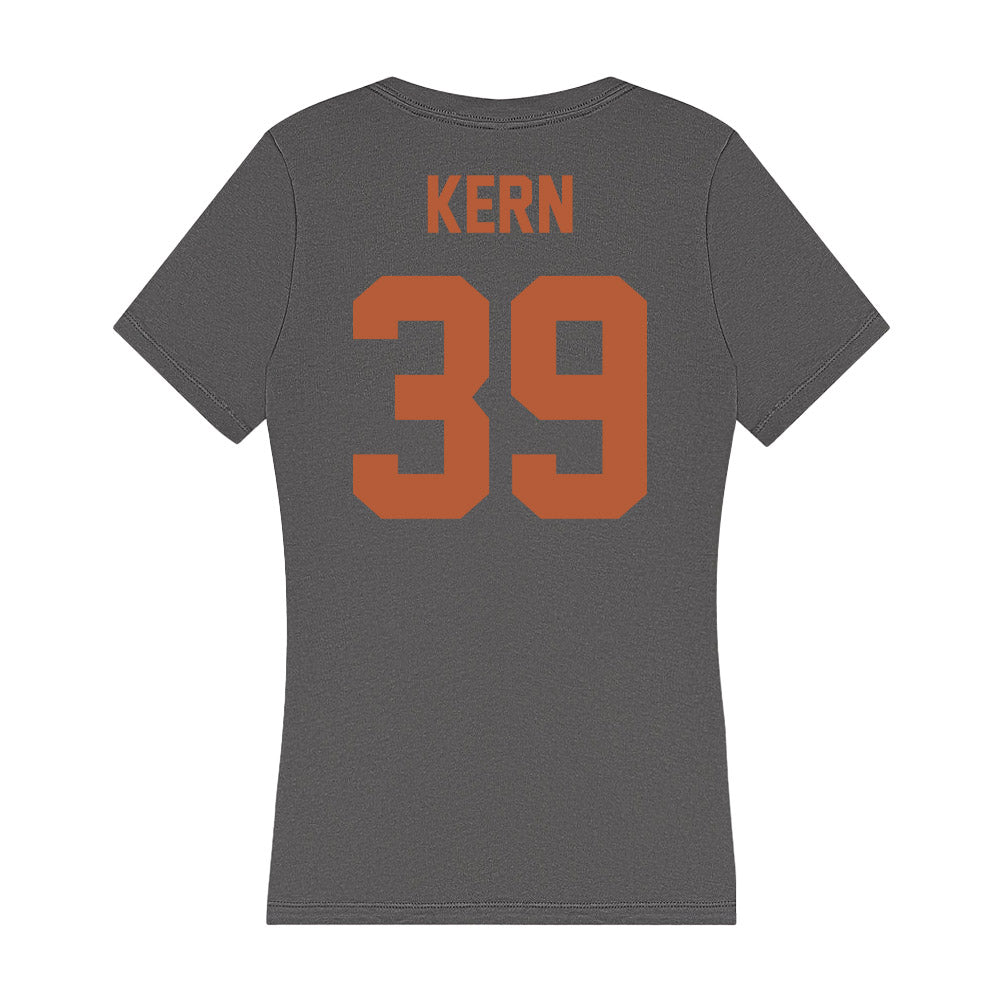 Texas - NCAA Football : Michael Kern - Women's V-Neck T-Shirt-1