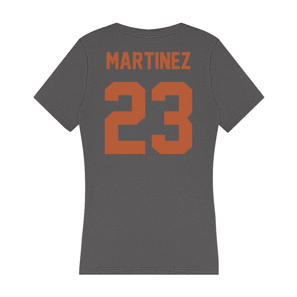 Texas - NCAA Softball : Viviana Martinez - Women's V-Neck T-Shirt-1