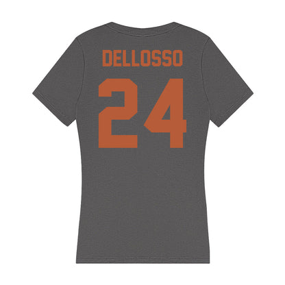 Texas - NCAA Women's Soccer : Taylor Dellosso - Women's V-Neck T-Shirt-1