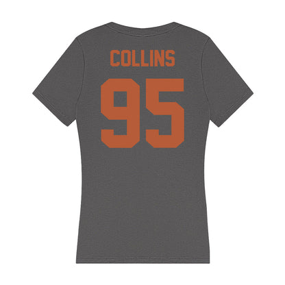 Texas - NCAA Football : Alfred Collins - Women's V-Neck T-Shirt-1