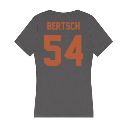 Texas - NCAA Baseball : Brandon Bertsch - Women's V-Neck T-Shirt-1