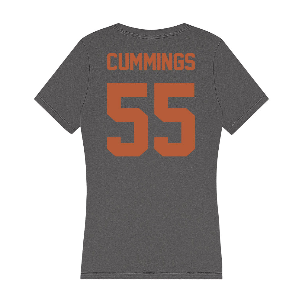 Texas - NCAA Baseball : Casey Cummings - Women's V-Neck T-Shirt-1