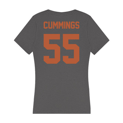 Texas - NCAA Baseball : Casey Cummings - Women's V-Neck T-Shirt-1