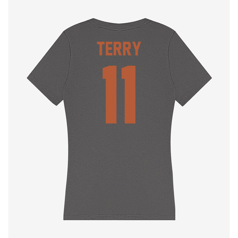 Texas - NCAA Football : Michael Terry - Women's V-Neck T-Shirt-1