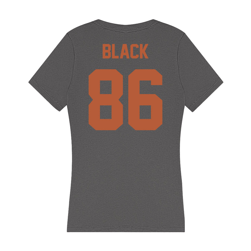 Texas - NCAA Football : Dorian Black - Women's V-Neck T-Shirt-1