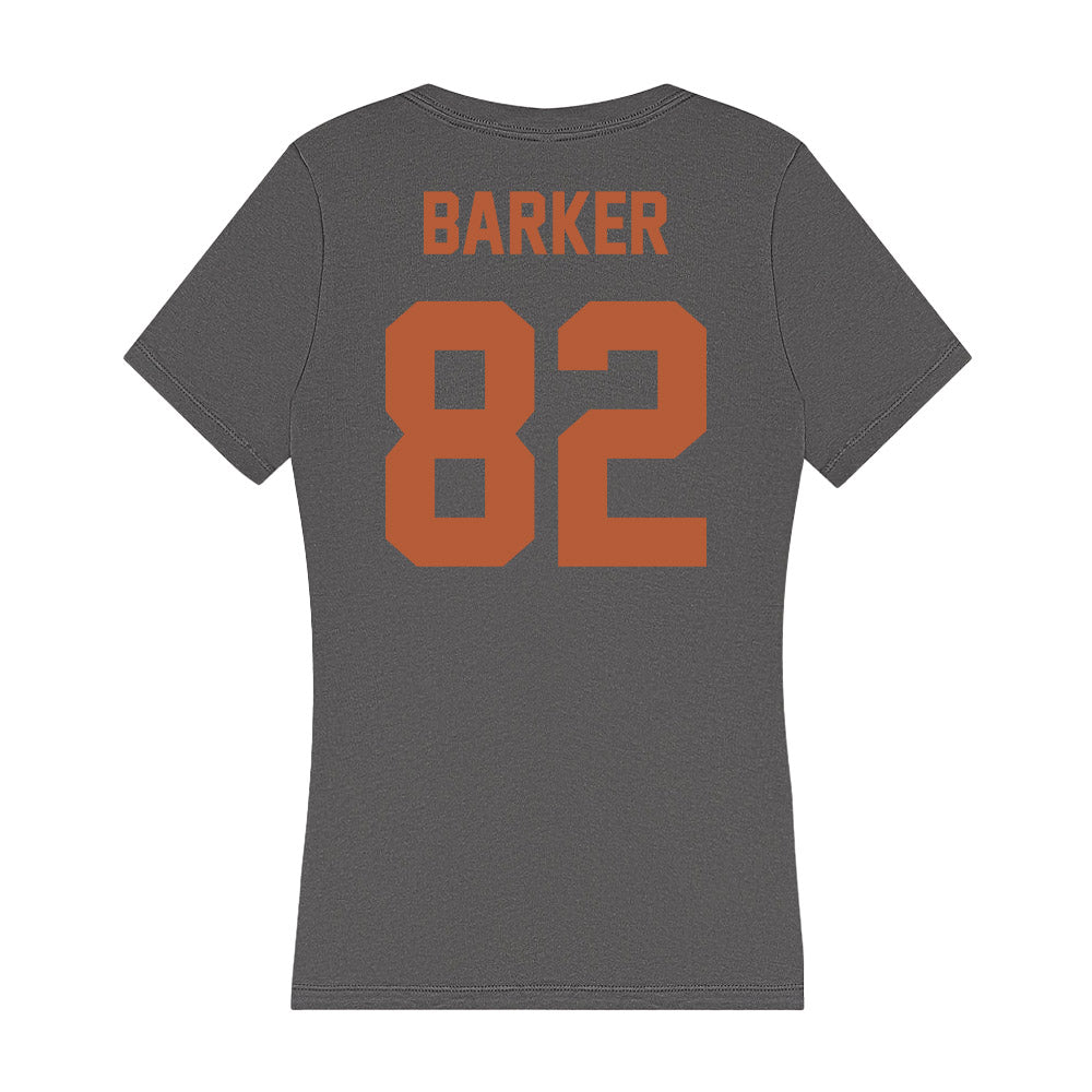 Texas - NCAA Football : Ridge Barker - Women's V-Neck T-Shirt-1