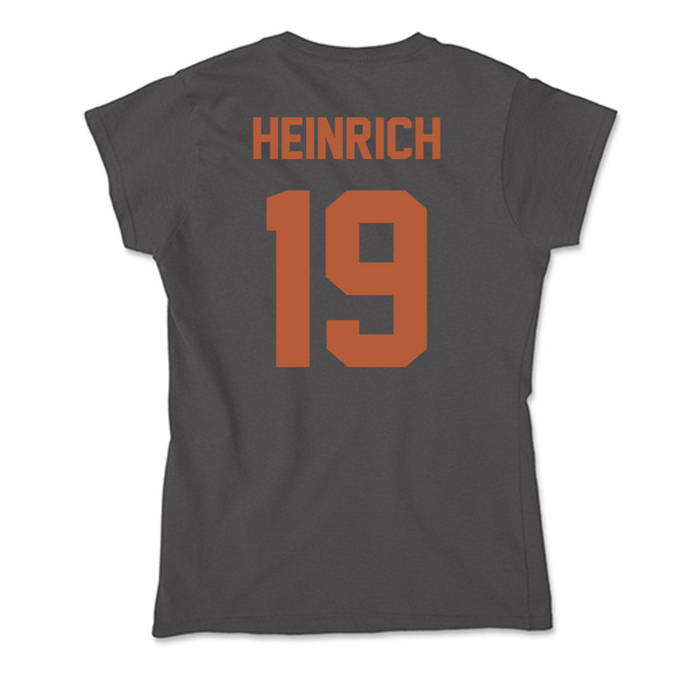 Texas - NCAA Women's Volleyball : Reilly Heinrich - Soft Style Women’s T-Shirt-1