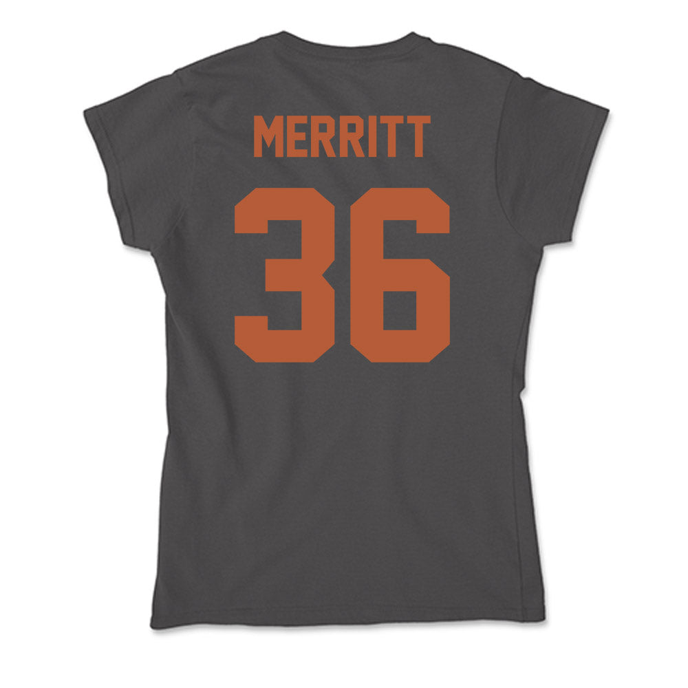 Texas - NCAA Football : Quinn Merritt - Soft Style Women’s T-Shirt-1