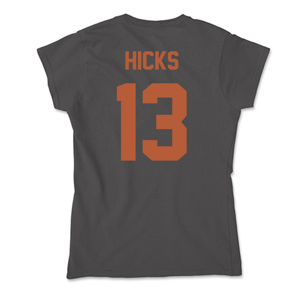 Texas - NCAA Football : Zelus Hicks - Soft Style Women’s T-Shirt-1