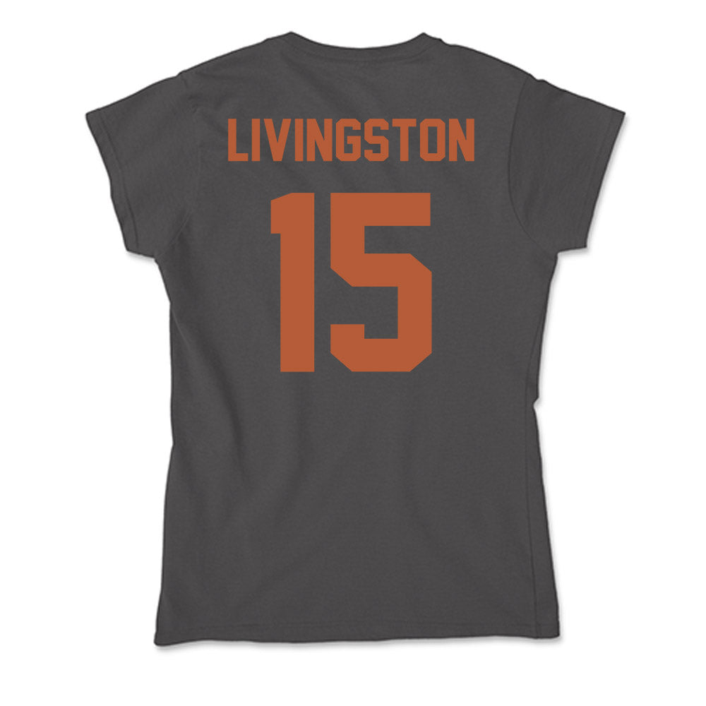 Texas - NCAA Baseball : Josh Livingston - Soft Style Women’s T-Shirt-1