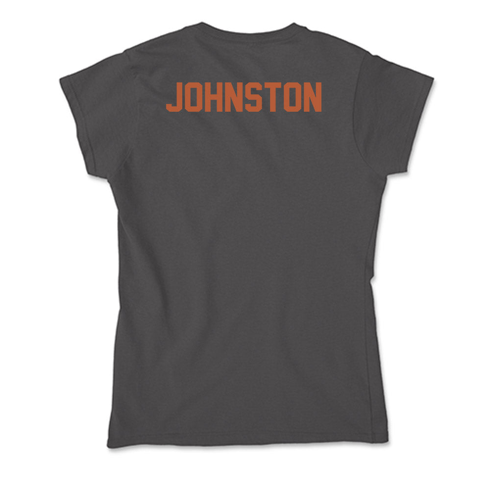 Texas - NCAA Men's Swimming & Diving : David Johnston - Soft Style Women’s T-Shirt-1