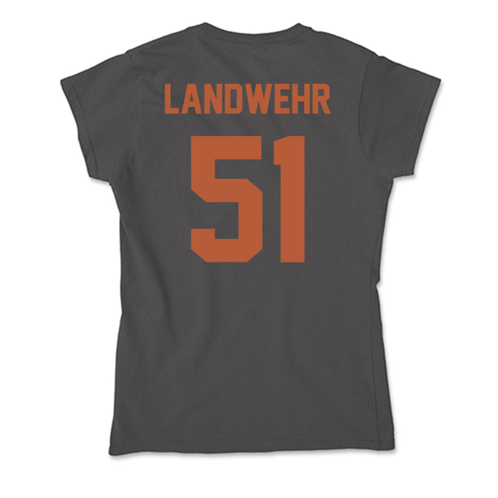 Texas - NCAA Football : Marshall Landwehr - Soft Style Women’s T-Shirt-1